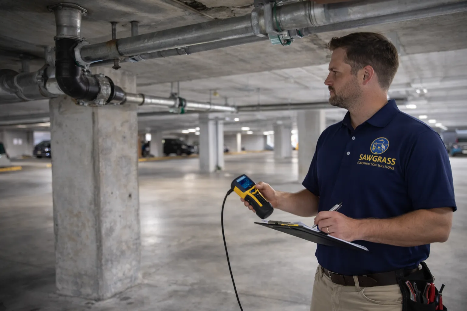 plumbing-inspection-underground-parking